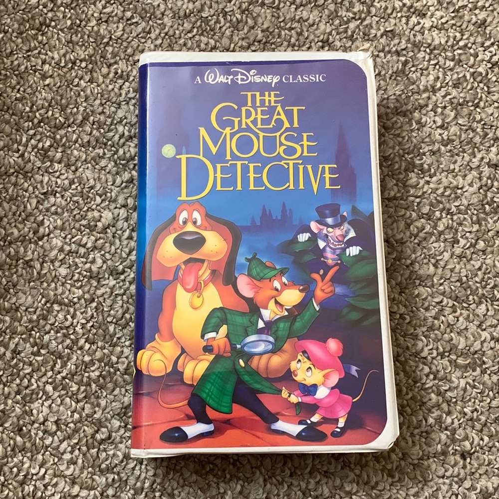 Walt Disney Classic ‘The Great Mouse Detective’ Black Diamond Edition VHS